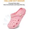 Cubufly Enfants Garçons Filles Clog Jardin Chaussures Glisser sur Sandales Plage Water Shoes pour tout-petit / petit enfant / grand garçon / enfants (Pink)