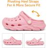Cubufly Enfants Garçons Filles Clog Jardin Chaussures Glisser sur Sandales Plage Water Shoes pour tout-petit / petit enfant / grand garçon / enfants (Pink)