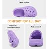 Cubufly Enfants Garçons Filles Clog Jardin Chaussures Glisser sur Sandales Plage Water Shoes pour tout-petit / petit enfant / grand garçon / enfants (Purple)