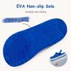 Cubufly Enfants Jardin Chaussures Garçons Filles Glitter Bande Bande Clogs Toddler Slip sur l&rsquo;eau Sandales Enfants Plage Pantoufle de piscine(Klein Blue)