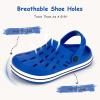Cubufly Enfants Jardin Chaussures Garçons Filles Glitter Bande Bande Clogs Toddler Slip sur l&rsquo;eau Sandales Enfants Plage Pantoufle de piscine(Klein Blue)