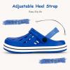 Cubufly Enfants Jardin Chaussures Garçons Filles Glitter Bande Bande Clogs Toddler Slip sur l&rsquo;eau Sandales Enfants Plage Pantoufle de piscine(Klein Blue)