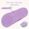 Cubufly Enfants Jardin Chaussures Garçons Filles Glitter Bande Bande Clogs Toddler Slip sur l&rsquo;eau Sandales Enfants Plage Pantoufle de piscine(Purple)