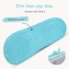Cubufly Enfants Jardin Chaussures Garçons Filles Glitter Bande Bande Clogs Toddler Slip sur l&rsquo;eau Sandales Enfants Plage Pantoufle de piscine(bleu d&rsquo;Eau)