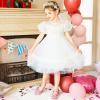 Chaussures de mariée Mary Jane pour filles, robe pour les demoiselles d&rsquo;honneur, talons brillants, chaussures princesses pour enfants et tout-petits (Pinkbrilliant)