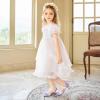 Furdeour Girls Dress Shoes Mary Jane Wedding Flower Bridesmaids Heels Glitter Princess Shoes for Kids Toddler(Starry Purple)