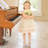 Furdeour Sparkly Girls Robe Chaussures Princesse Chaussures Haut Talons Peep Toe Bas Talon Glitter Petit-fils Big Kid Wedding Party(Silversequins)