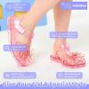 Filles Jelly Sandals Costume d&rsquo;été Robe Princesse Plat Respirant Imperméable Fisherman Gladiator Chaussures Pour Fille Fermé Toe Plage Plat-Sandales Pour Petit Enfant Gros Enfants (Diamond Lilac)