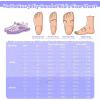 Filles Jelly Sandals Costume d&rsquo;été Robe Princesse Plat Respirant Imperméable Fisherman Gladiator Chaussures Pour Fille Fermé Toe Plage Plat-Sandales Pour Petit Enfant Gros Enfants (Glitter Purple)