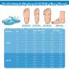 Filles Jelly Sandals Costume d&rsquo;été Robe Princesse Plat Respirant Imperméable Fisherman Gladiator Chaussures Pour Fille Fermé Toe Plage Plat-Sandales Pour Petit Enfant Gros Enfants (Glitter Blue)