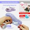 Filles Jelly Sandals Costume d&rsquo;été Robe Princesse Plat Respirant Imperméable Fisherman Gladiator Chaussures Pour Fille Fermé Toe Plage Plat-Sandales Pour Petit Enfant Gros Enfants (Diamond Lilac)