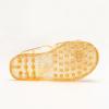 Filles Jelly Sandals Costume d&rsquo;été Robe Princesse Plat Respirant Imperméable Fisherman Gladiator Chaussures Pour Fille Fermé Toe Plage Plat-Sandales Pour Petit Enfant Gros Enfants (Diamond Gold)