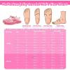Filles Jelly Sandals Costume d&rsquo;été Robe Princesse Plat Respirant Imperméable Fisherman Gladiator Chaussures Pour Fille Fermé Toe Plage Plat-Sandales Pour Bébé Petit Enfant Big Kids(Glitter Rose)