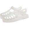 Filles Jelly Sandals Costume d&rsquo;été Robe Princesse Plat Respirant Imperméable Fisherman Gladiator Chaussures Pour Fille Fermé Toe Plage Plat-Sandales Pour Petit Enfant Gros Enfants (Pearl)