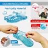 Filles Jelly Sandals Costume d&rsquo;été Robe Princesse Plat Respirant Imperméable Fisherman Gladiator Chaussures Pour Fille Fermé Toe Plage Plat-Sandales Pour Petit Enfant Gros Enfants (Glitter Blue)