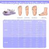 Filles Jelly Sandals Costume d&rsquo;été Robe Princesse Plat Respirant Imperméable Fisherman Gladiator Chaussures Pour Fille Fermé Toe Plage Plat-Sandales Pour Petit Enfant Gros Enfants (Diamond Lilac)