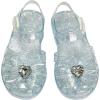 Sandales Jelly pour les jeunes filles bout fermé imperméable Bow chaussures plates pour petits enfants Big Girl Random Pack Blind Box Pearly blanc ou glitter couleur transparente