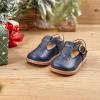 Kolan Todder Petites filles Oxford Chaussures Mary Jane T-Strap Uniforme d&rsquo;école Robe de fête Chaussures plates (Ke03-navy Blue)
