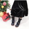 Kolan Todder Petites filles Oxford Chaussures Mary Jane T-Strap Uniforme d&rsquo;école Robe de fête Chaussures plates (Ke05-navy Blue)