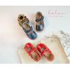 Kolan Todder Petites filles Oxford Chaussures Mary Jane T-Strap Uniforme d&rsquo;école Robe de soirée Chaussures plates (Ke05-red)