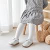 Kolan Todder Petites filles Oxford Chaussures Mary Jane T-Strap Uniforme d&rsquo;école Robe de fête Chaussures plates (Ke05-blanc)