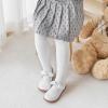Kolan Todder Petites filles Oxford Chaussures Mary Jane T-Strap Uniforme d&rsquo;école Robe de fête Chaussures plates (Ke05-blanc)