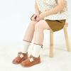 Kolan Todder Petites filles Oxford Chaussures Mary Jane T-Strap Uniforme d&rsquo;école Robe de soirée Chaussures plates (Ke06-brun)