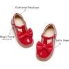Kolan Todder Petites filles Oxford Chaussures Mary Jane T-Strap Uniforme d&rsquo;école Robe de soirée Chaussures plates (Ke08-red)