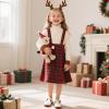 Kolan Todder Petites filles Oxford Chaussures Mary Jane T-Strap Uniforme d&rsquo;école Robe de soirée Chaussures plates (Ke10-blanc)