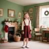 Kolan Todder Petites filles Oxford Chaussures Mary Jane T-Strap Uniforme d&rsquo;école Robe de soirée Chaussures plates (Ke10-blanc)
