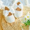 Kolan Enfants Petites filles Mary Jane Ballet Chaussures de Robe Plat(K328-blanc)
