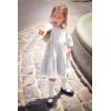 Kolan Enfants Petites filles Mary Jane Ballet Chaussures de Robe Plat(K708-noir)