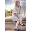 Kolan Enfants Petites filles Mary Jane Ballet Chaussures de Robe Plat(K708-noir)
