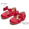 Kolan Enfants Petites filles Mary Jane Ballet Chaussures de Robe Plat(Kf07-rouge)
