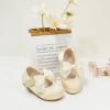 Kolan Enfants Petites filles Mary Jane Ballet Chaussures de Robe Plat(Kf07-jaune)