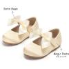 Kolan Enfants Petites filles Mary Jane Ballet Chaussures de Robe Plat(Kf07-jaune)