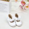 Kolan Enfants Petites Filles Mary Jane Ballet Chaussures de Robe Plat(Kf08 Blanc)