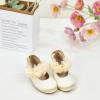 Kolan Enfants Petites Filles Mary Jane Ballet Chaussures de Robe Plat(Kf08 Jaune)