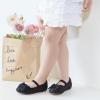 Kolan Enfants Petites filles Mary Jane Ballet Chaussures de Robe Plat(Kf10-noir)