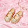 Kolan Enfants Petites filles Mary Jane Ballet Chaussures de Robe Plat(Kf701-or)