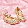 Kolan Enfants Petites filles Mary Jane Ballet Chaussures de Robe Plat(Kf701-or)