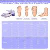 Princesse Jelly Appartements Chaussures Filles Anniversaire Talons de fête Neige Costumes Cosplay Reine Habiller Sandales pour tout-petit Petites filles Big Kids(Open-toe/Lilac)