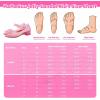 Princesse Jelly Appartements Chaussures Filles Anniversaire Talons de fête Snow Queen Cosplay Déguisements Habiller Sandales pour tout-petit Petites filles Big Kids(Open-toe/Pink)