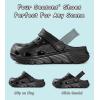 Enfants tout-petits Jardin Clog Slip sur sandales coulissantes Chaussures d&rsquo;eau de plage (noir)