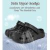 Enfants tout-petits Jardin Clog Slip sur sandales coulissantes Chaussures d&rsquo;eau de plage (noir)