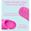 Enfants tout-petits Jardin Clog Slip sur glissière Sandales Beach Water Shoes (Hot Rose)