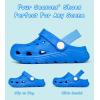 Enfants tout-petits Jardin Clog Slip sur sandales coulissantes Chaussures d&rsquo;eau de plage (Klein Blue)