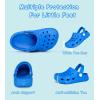 Enfants tout-petits Jardin Clog Slip sur sandales coulissantes Chaussures d&rsquo;eau de plage (Klein Blue)