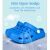 Enfants tout-petits Jardin Clog Slip sur sandales coulissantes Chaussures d&rsquo;eau de plage (Klein Blue)