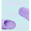 Enfants tout-petits Jardin Clog Slip sur sandales coulissantes Chaussures d&rsquo;eau de plage (Purple)